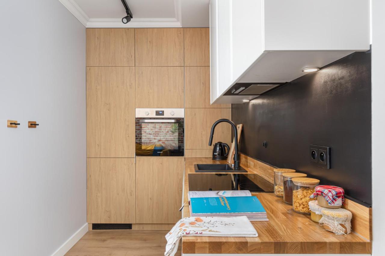 Stylowy Apartament Z Pieknym Widokiem Na Miasto Warschau Buitenkant foto