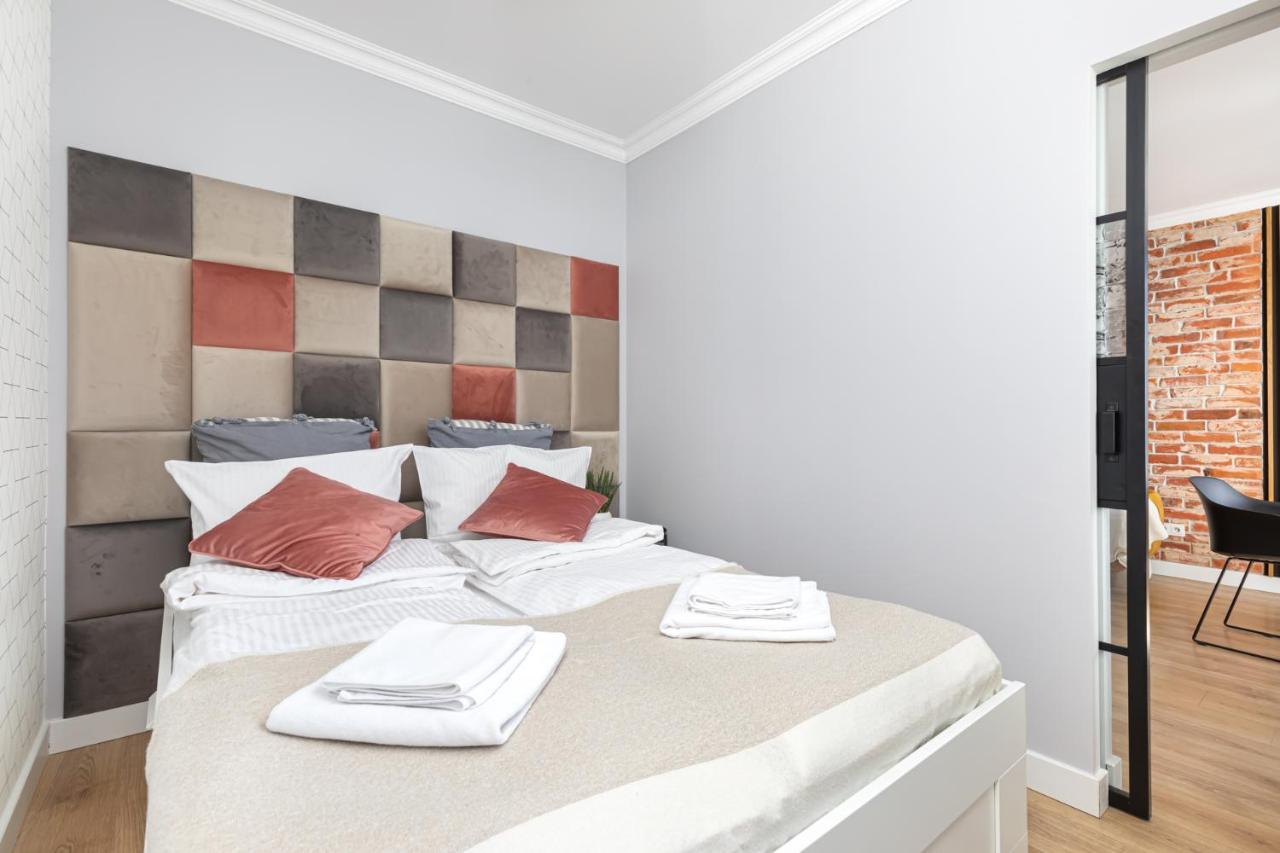 Stylowy Apartament Z Pieknym Widokiem Na Miasto Warschau Buitenkant foto