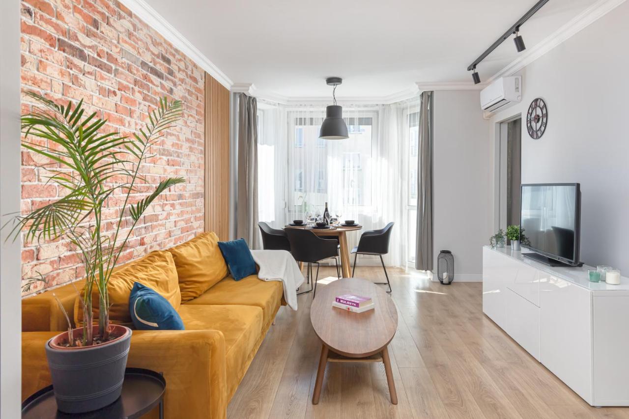 Stylowy Apartament Z Pieknym Widokiem Na Miasto Warschau Buitenkant foto